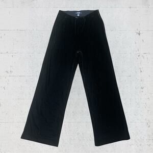 Chaps Ralph Lauren Velvet Wide Pants Size 10 Side Zip Elegant